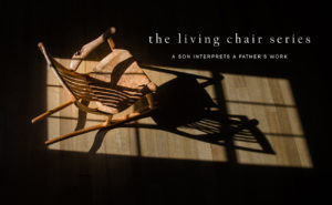 The Living Chair Series of live edge custom wood chairs