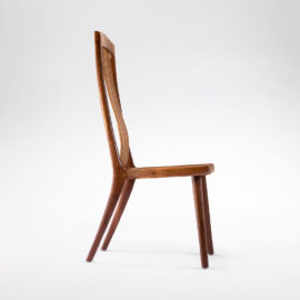 Side View of the handmade South Yuba Side Chair