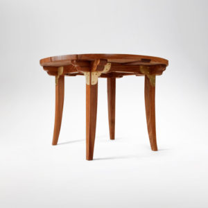 Mackey Outdoor Table crafted from salvaged elm