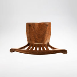Top view of our signature handmade South Yuba Side Chair