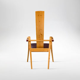 Rear view of our handmade Tashjian Chair