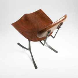 Top view of the handcrafted Sandhill Chair