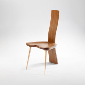 Front angle view of the Van Muyden Side Chair