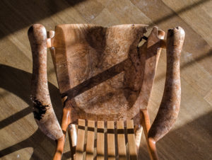 Tor Erickson's Live Edge South Yuba Rocking Chair handmade rocker for The Living Chair Series
