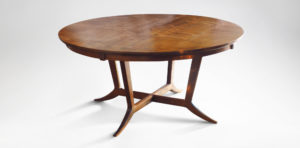 Our handmade Murdock Table w/ custom wooden fittings