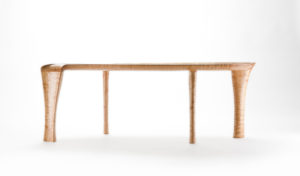 Side view of our coffee table collaboration w/ Holly Tornheim, The Kvalheim Coffee Table