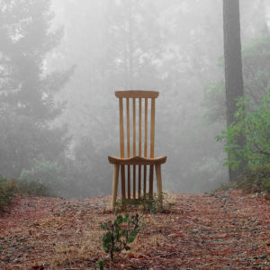 A natural setting for our handmade Lilienfeld Chair, a companion to the handmade Gilbert Desk